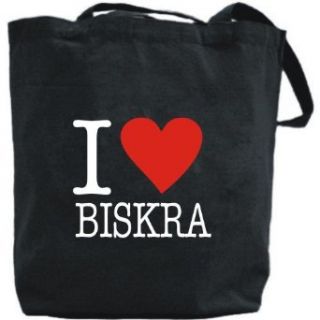 Canvas Tote Bag Black  Love Classic Biskra  Algeria City