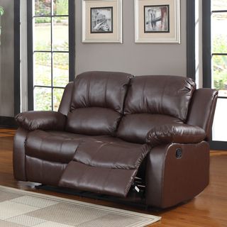 Coleford Brown Double Reclining Loveseat