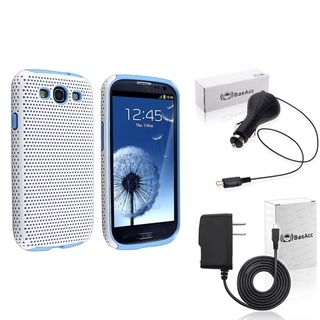 BasAcc Blue Case/ Travel/ Car Charger for Samsung© Galaxy SIII/ S3