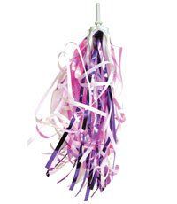 Bicycle Streamers White Pink Purple Pair Sports