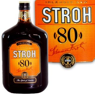 Stroh 80 1 litre 80°   Achat / Vente RHUM Stroh 80 1 litre