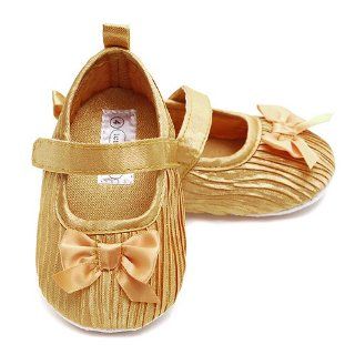 Crib Bow Mary Jane Shoes Infant Girl 3B: Luna International: Shoes