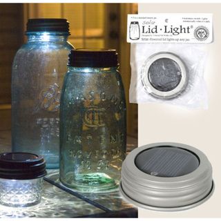Colonial Tin Works Solar Lid Light for Mason Jar