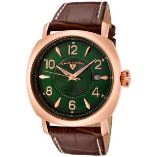 Swiss Legend Mens Executive Brown Leather Watch