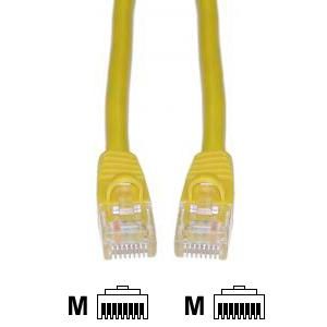 foot CAT 5E Yellow Ethernet Cable (Pack of 5)