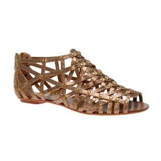  ALDO Frans   Clearance Women Flat Sandals   Bronze   10: Shoes