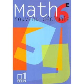 Maths 6e ; nouveau decimal   Achat / Vente livre Collectif pas cher