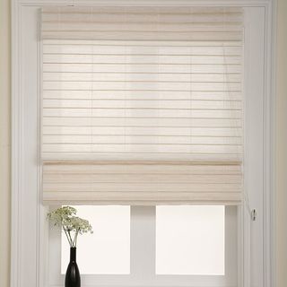 Chicology Serenity Rice Roman Shade (30 in. x 72 in.)