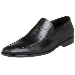 by Hugo Boss Mens Cile Stitched On Penny Loafer,Black,12 M US Shoes