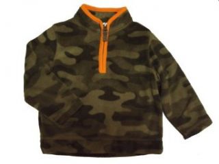 Carters Boys Lets Play Long Sleeve Camouflage Half Zip