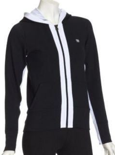Wilson Womens Stretch Knit Hooded Jacket: Clothing