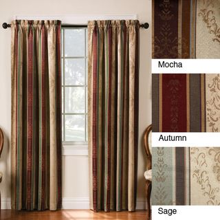 Thermal Backed Tuscan Blackout Curtain Panel   2pc Set