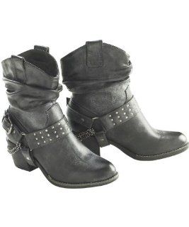 Joe Browns Cowboy Ankle Boot,Charcoal,10 M US Shoes
