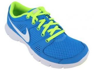 FLEX EXPERIENCE RN WMNS RUNNING SHOES 10 (BLUE GLOW/WHITE/VOLT) Shoes