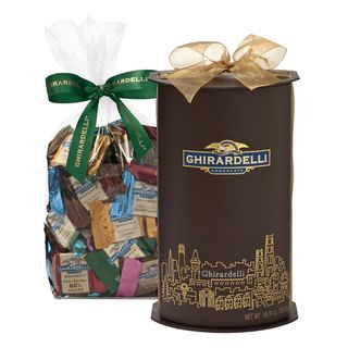 Ghirardelli San Francisco Skyline Large Cylinder 80 count Chocolate