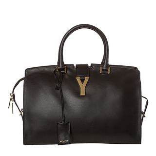 Yves Saint Laurent Cabas Classique Y Leather Tote Bag