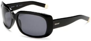 DKNY Womens DY4011 Sunglasses,Black Frame/Grey Green Lens
