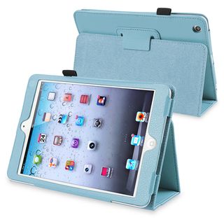BasAcc Blue Leather Case with Stand for Apple® iPad Mini
