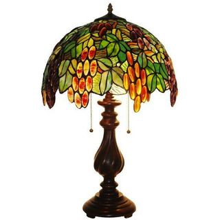 Tiffany Style Grapes Table Lamp