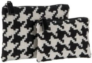 Toss Designs Kensington Cosmetic Bag Set,Black/White,one size Shoes