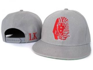 Last Kings Snapback Hat Cap Gray/Red Clothing