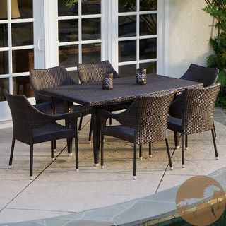 Christopher Knight Home Cliff 7 piece Outdoor Dining Set