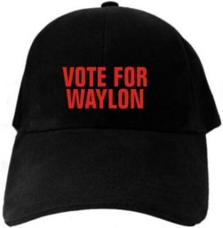 CAPS BLACK EMBROIDERY  VOTE FOR WAYLON  Medium / Large