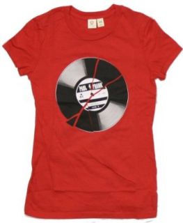 Broken Record Womens T shirt in Red by Paul Frank, Size