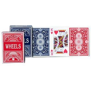 Jeu de 55 cartes   Wheels Poker  Rouge Jeu de 55 cartes de Poker