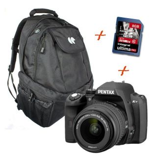 Pack PENTAX KR noir + DAL18 55mm + SD 8Go + Sac   Achat / Vente REFLEX