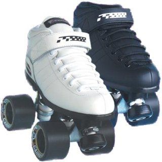 Riedell Carrera Quad Speed Skates Black Size 9: Sports