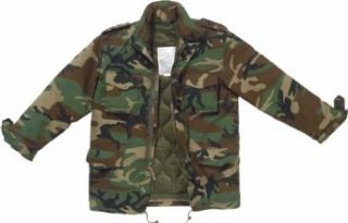 Woodland Camouflage M 65 Field Jacket 7991 Size 7XL
