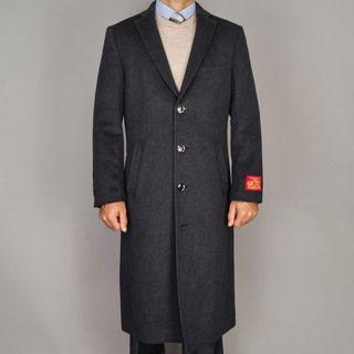 Mantoni Mens Wool and Cashmere Topcoat