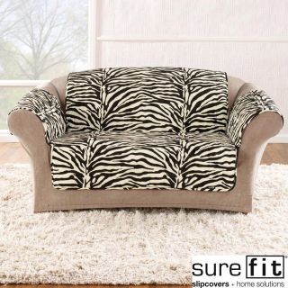 Velvet Zebra Black and White Sofa Cover Today $46.99
