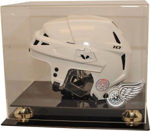 Detroit Red Wings Full Size Hockey Helmet Display Case