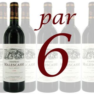 Château Malescasse 1998 (6 bouteilles)   Achat / Vente VIN ROUGE