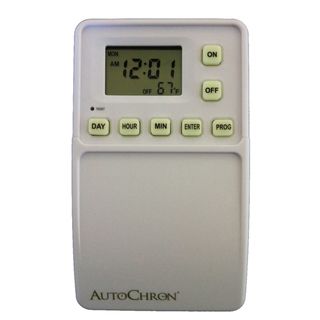 AutoChron Programmable Wall Switch Timer