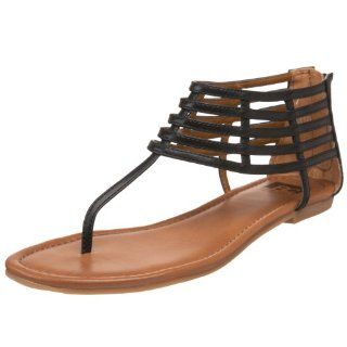 BC Footwear Womens Sweet Sixteen Sandal,Black,6 M US: Shoes