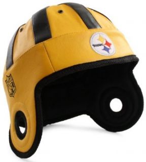 NFL Pittsburgh Steelers Faux Leather Helmet Head (Gold
