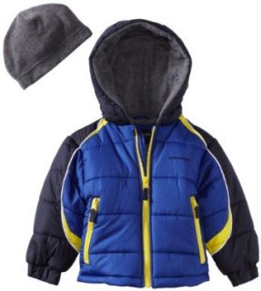 London Fog Boys 2 7 Toddler Jacket, Blue, 2T Clothing