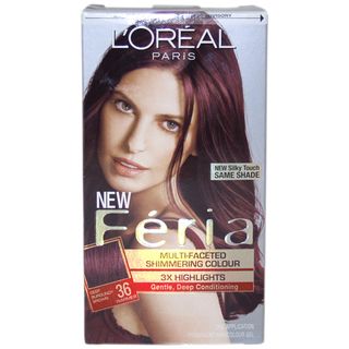 Oreal Feria Multi Faceted Shimmering Color 3X Highlights#36 Deep