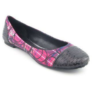Coach Shine Womens SZ 7 Purple Flats Ballet Shoes Shoes