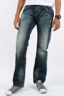Rock Revival   Mens George Straight Leg Jeans in Color 09
