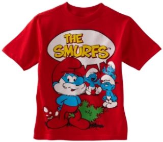 Smurfs Boys 2 7 The Smurfs License Tee Clothing