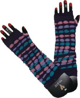 Arm Warmers Purple Pink Blue 0134D: Clothing