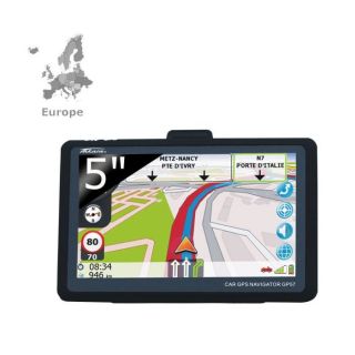 GPS écran digital 5 tactile Extra SLIM   Résolution 320x240, 65000