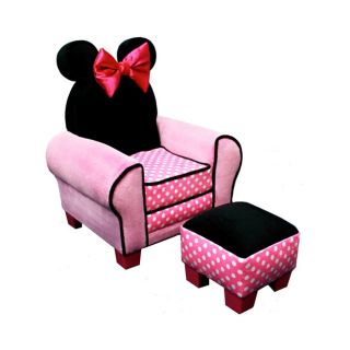 Disney Minnie Mouse Chair and Ottoman Today $118.99