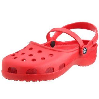 Crocs Womens Mary Jane,Red,12 M: Shoes