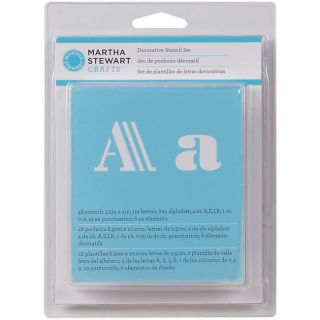 Stewart Decorative Alphabet Stencil Set (48 Pack)