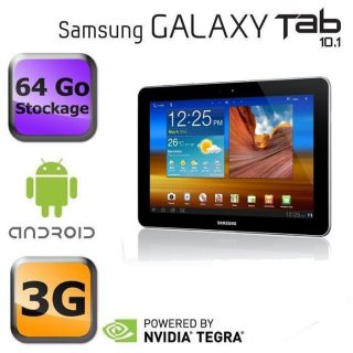 Samsung Galaxy Tab 10.1 3G 64 Go Blanc   Achat / Vente TABLETTE